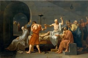 Read more about the article Ο Θάνατος του Σωκράτη. Jacques Louis David. (1877) MET